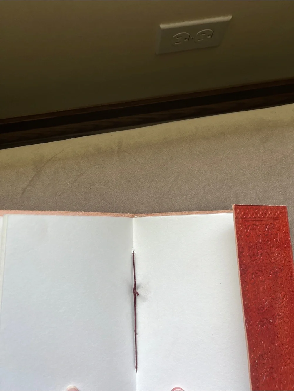 Red Embossed Heart Lock Journal Notebook - Unbranded